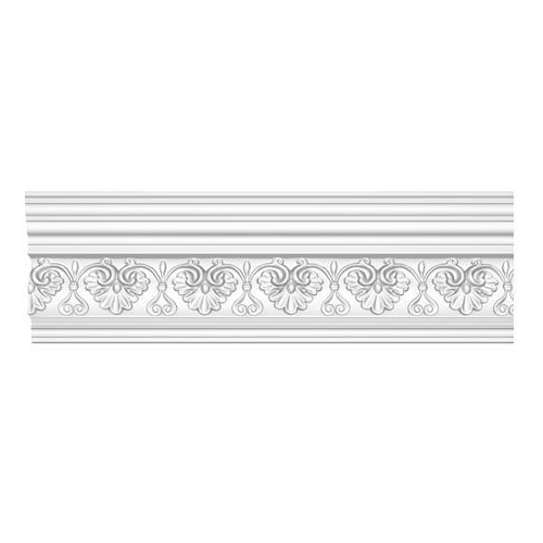 Плинтус потолочный полиуретановый Decomaster DT 9852 2400х150х105 мм
