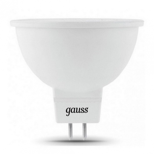 Лампа светодиодная Gauss 101505105 MR16 5W GU5.3 2700К Frost