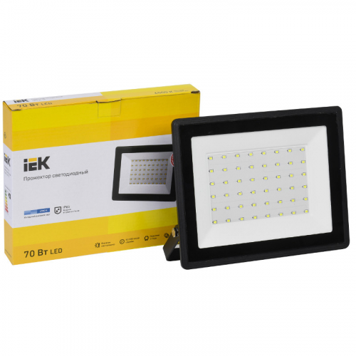 Прожектор светодиодный IEK СДО 06-70 IP65 6500K