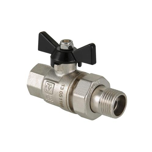 Кран шаровой Valtec Perfect VT.327.N.06 усиленный полнопроходной латунный с полусгоном