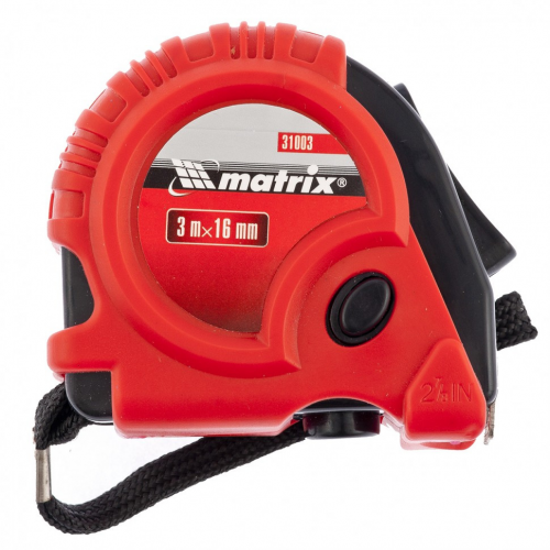 Рулетка измерительная Matrix Rubber 31003 3м