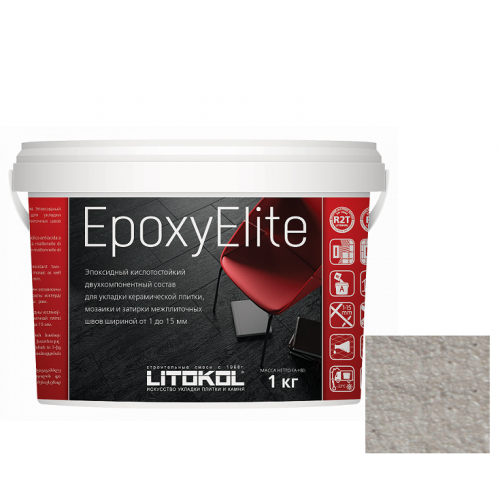 Затирка эпоксидная для швов Litokol Epoxyelite E.03 жемчужно-серая 1 кг