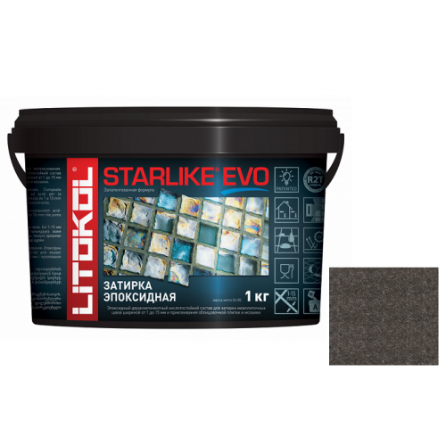 Затирка эпоксидная для швов Litokol Starlike Evo S.235 Caffe 1 кг