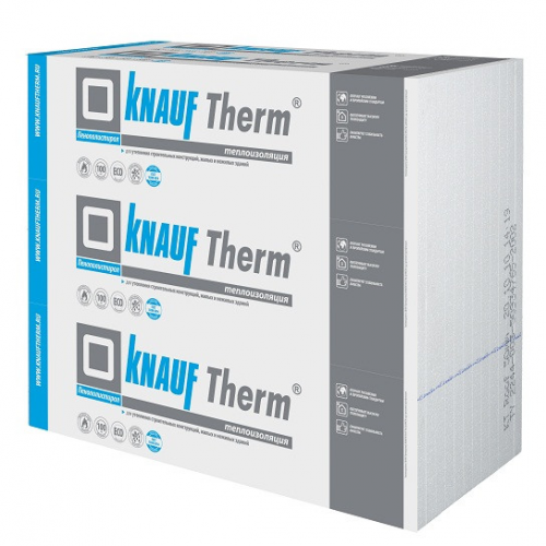Пенопласт Knauf Therm Пол 1000х1000х50 мм 24 плит в упаковке