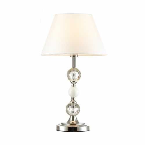 Настольная лампа Odeon Light Raul 4190/1T хром/белая E27 40W