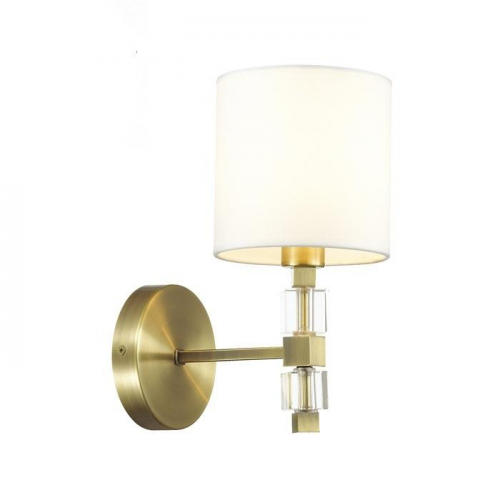 Бра Odeon Light Pavia 4112/1W бронзовый/белый E14 40W