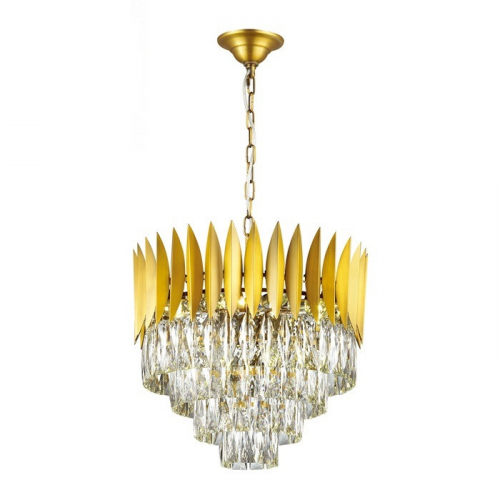 Люстра подвесная Odeon Light Valetta 4124/12 золото E14 12х40W