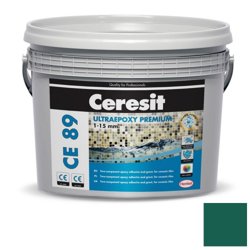 Затирка эпоксидная Ceresit СЕ 89 Ultraepoxy Premium №871 Emerald Green 2,5 кг