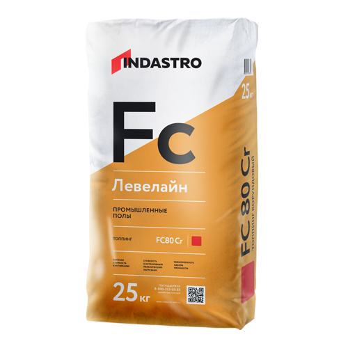 Сухая смесь Индастро Левелайн FC80 Cr 25 кг