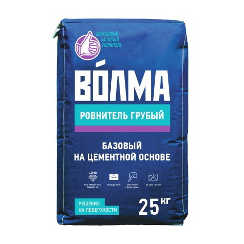 Пол наливной Волма Ровнитель грубый 25 кг