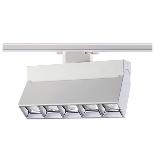 Светильник трековый светодиодный Novotech Eos 357842 NT18 080 белый/хром 25W 110-265V