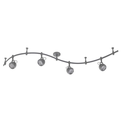 Светильник трековый с гибкой шиной Odeon Light Graffito 3803/4TR серый GU10 4х50W