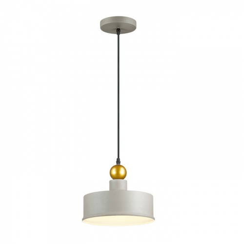 Светильник подвесной Odeon Light Bolli 4089/1 серый/золотой Е27 40W