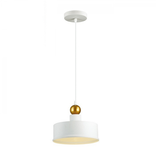 Светильник подвесной Odeon Light Bolli 4090/1 белый/золотой Е27 40W