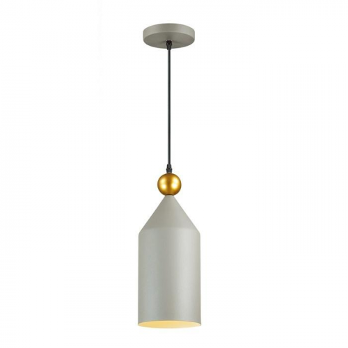 Светильник подвесной Odeon Light Bolli 4092/1 серый/золотой Е27 40W