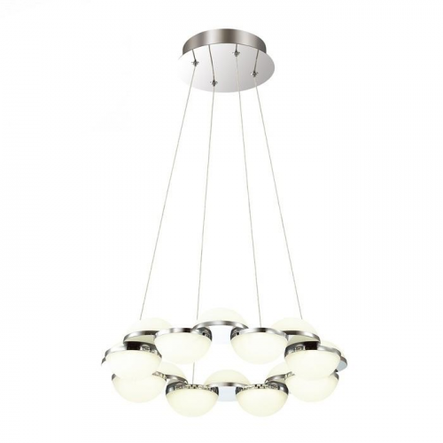 Светильник подвесной светодиодный Odeon Light Conti 4106/64L хром/белый 64W
