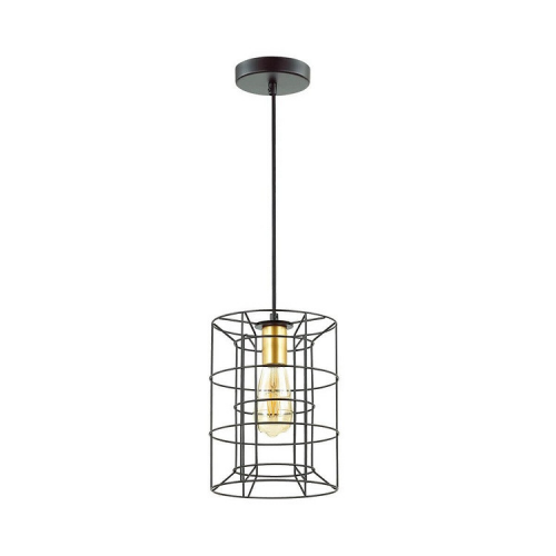 Светильник подвесной Lumion Rupert 4410/1 черный/золото E27 60W