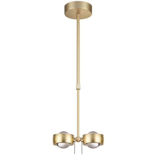 Светильник подвесной светодиодный Odeon Light Ottico 3874/20L матовый золотой 20W 220V