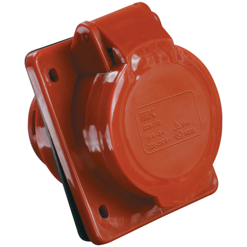 Розетка IEK ССИ-415 PSR42-016-5 16А 380В 3P+E+N для скрытой проводки