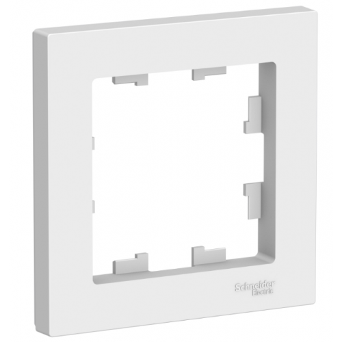 Рамка для розетки Schneider Electric Atlas Design SE белая