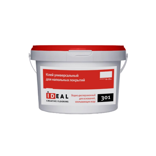 Клей Ideal 301 для бытовых ПВХ-покрытий 1.3 кг