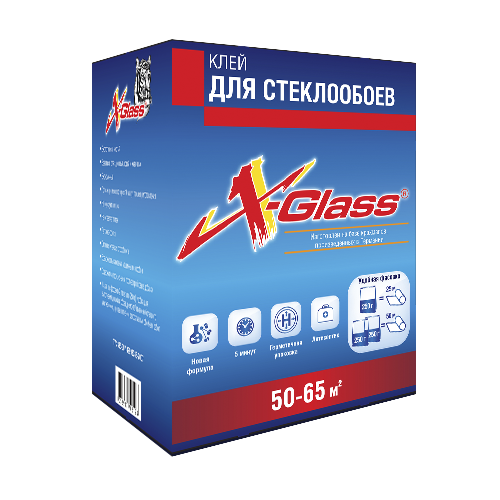 Клей обойный X-Glass для стеклообоев 500 г