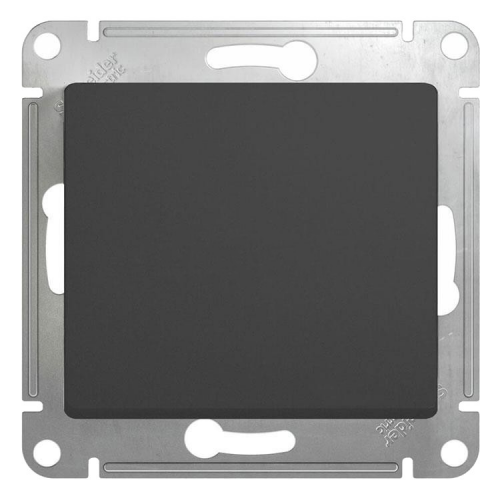 Выключатель встраиваемый Schneider Electric Glossa GSL000711 одноклавишный антрацит