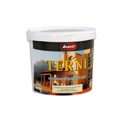 Грунтовка адгезионная кроющая Аквест Terni 5 кг