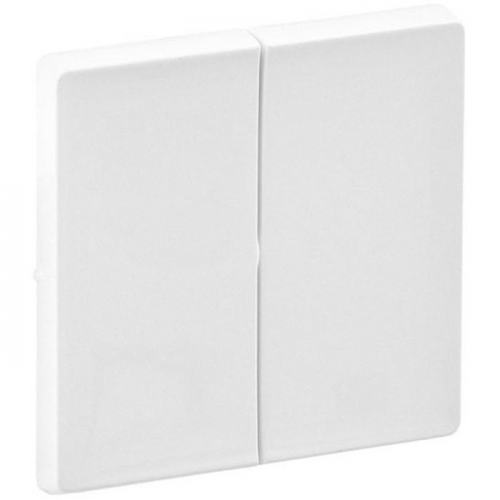 Лицевая панель Legrand Valena Life 755020 двухклавишная белая