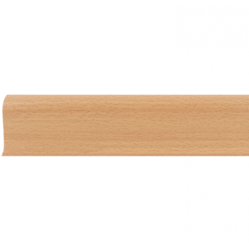 Плинтус ПВХ Line Plast L024 бук светлый 2500х58х22 мм