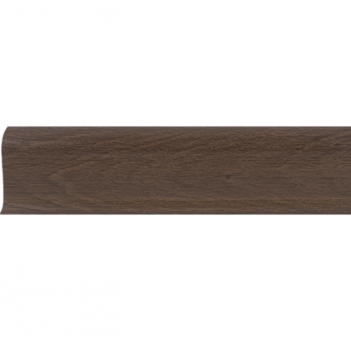 Плинтус ПВХ Line Plast L042 орех 2500х58х22 мм