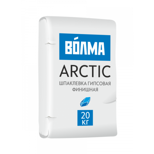 Волма Arctic, 20 кг, Шпатлевка гипсовая финишная