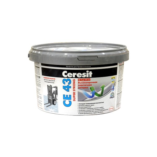 Ceresit CE43 Super strong 02, 25 кг, Затирка водоотталкивающая