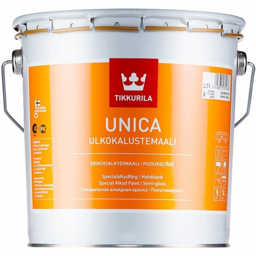 Краска Tikkurila Unica A 2,7 л