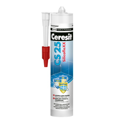 Ceresit CS 25 22, 280 мл, Затирка-герметик санитарная