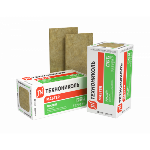 ТехноНиколь Роклайт, 1200х600х100 мм, Утеплитель 4 плиты/2.88 м²