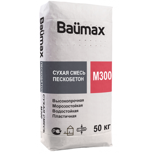 Baumax М300, 50 кг, Пескобетон