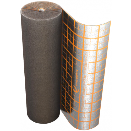 Energoflex Energofloor Compact 3 мм, 1х30 м (30 м2), Утеплитель фольгированный