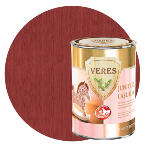 Пропитка для древесины Veres Junior Lazura №15 Терракотовая 0.75 л