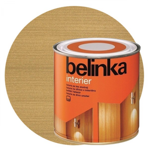 Пропитка для древесины Belinka Interier № 77 Золотой 0.75 л