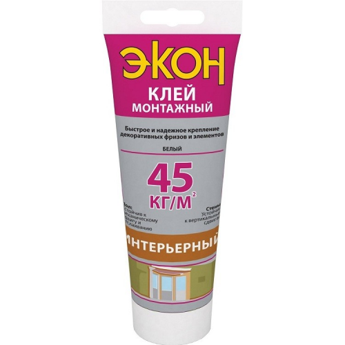 Монтажный клей Экон Интерьерный 200 г