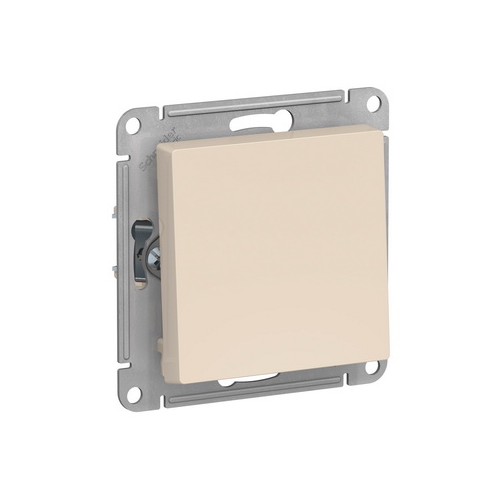 Выключатель одноклавишный ATN000211 Schneider Electric AtlasDesign бежевый 10А