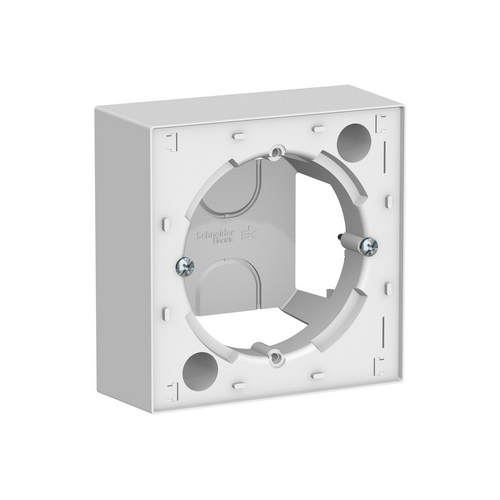 Коробка наружного монтажа ATN000100 Schneider Electric AtlasDesign белый
