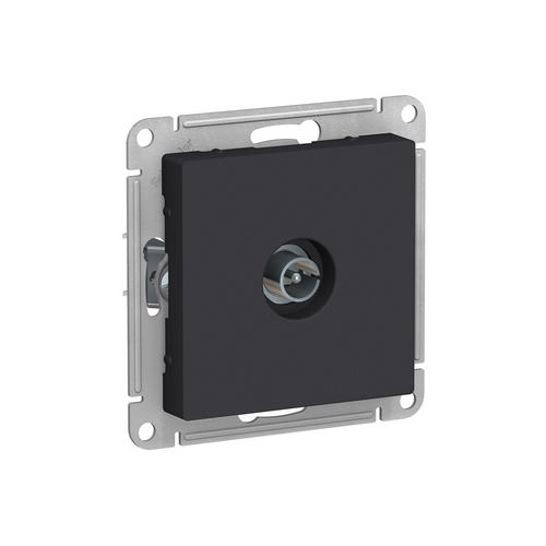 ТВ розетка оконечная ATN001091 Schneider Electric 1DB AtlasDesign карбон