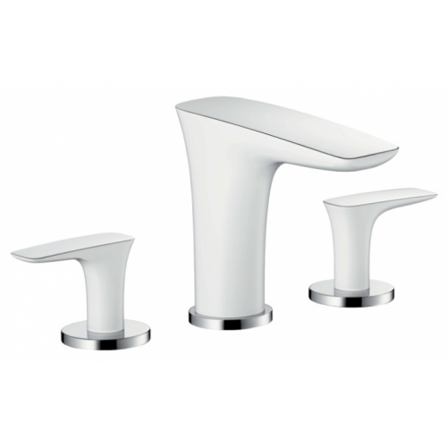 Смеситель для раковины Hansgrohe Puravida 15073400 белый/хром