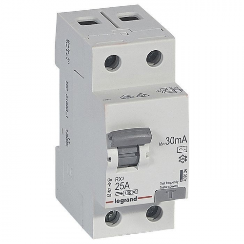 Выключатель дифференциального тока LeGrand Rх3 402024 2P AC 25А 30мА