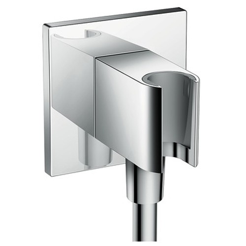 Подключение для душевого шланга Hansgrohe Fixfit 26486000 с держателем Porter Square