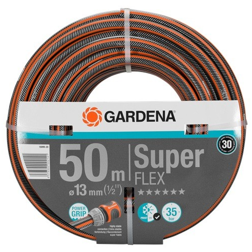 Шланг поливочный Gardena SuperFlex 12х12 1/2"х50 м 18099-20