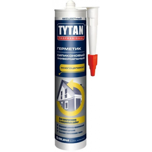 Tytan Professional 310 мл, Герметик силиконовый универсальный (белый)