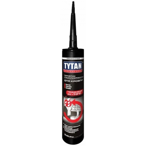 Герметик специализированный для кровли Tytan Professional бесцветный 310 мл